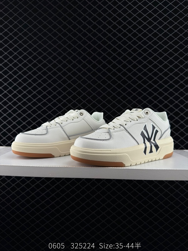 120 Korea韩国SS19限定发售NY美国榄球洋基队限定 x MLB Big Ball Chunky A Running厚底老爹厚底休闲运动慢跑鞋  货号：3ASXCA12N（K000