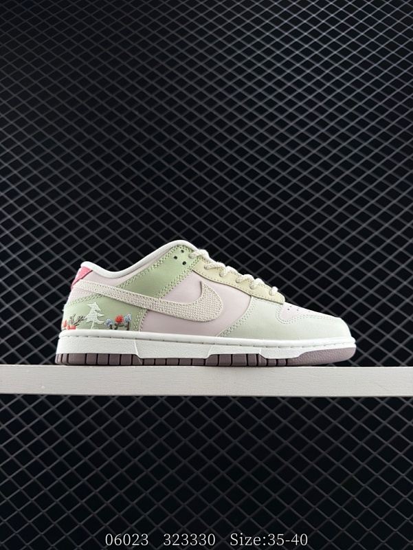 150  耐克NIKE DUNK LOW 扣篮系列 复古低帮休闲运动滑板板鞋 采用脚感柔软舒适ZoomAir气垫 有效吸收滑板等极限运动在落地时带来的冲击力 为街头运动者们提供更好的保护 货号：IB8