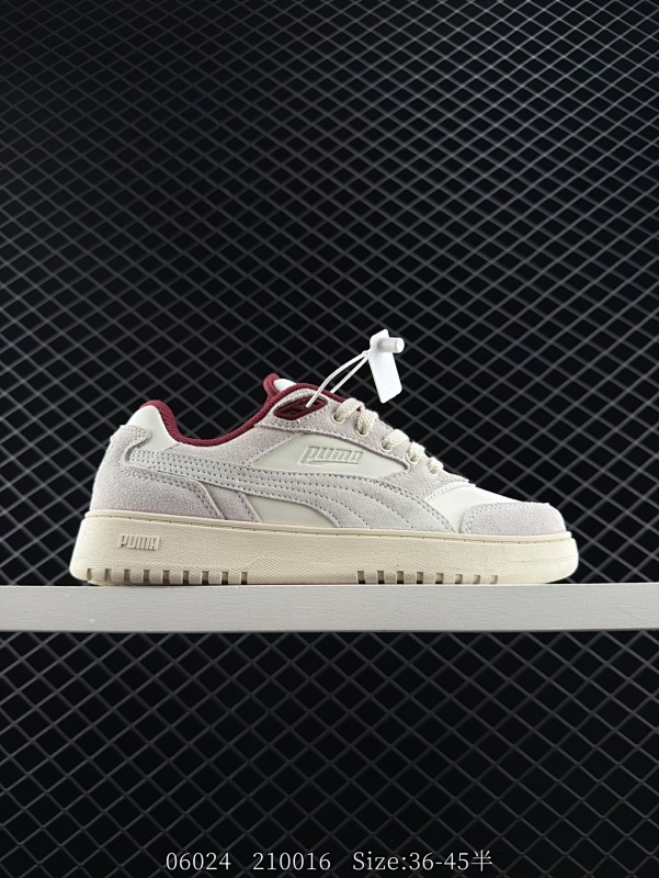 80 【新品】彪马（PUMA）男女士Doublecourt 运动休闲鞋皮革 中性 防滑 低帮 板鞋 男女同款 2025新款时尚经典避震缓冲百搭板鞋#秋日鞋柜大公开  #这双鞋我穿了很久  #鞋