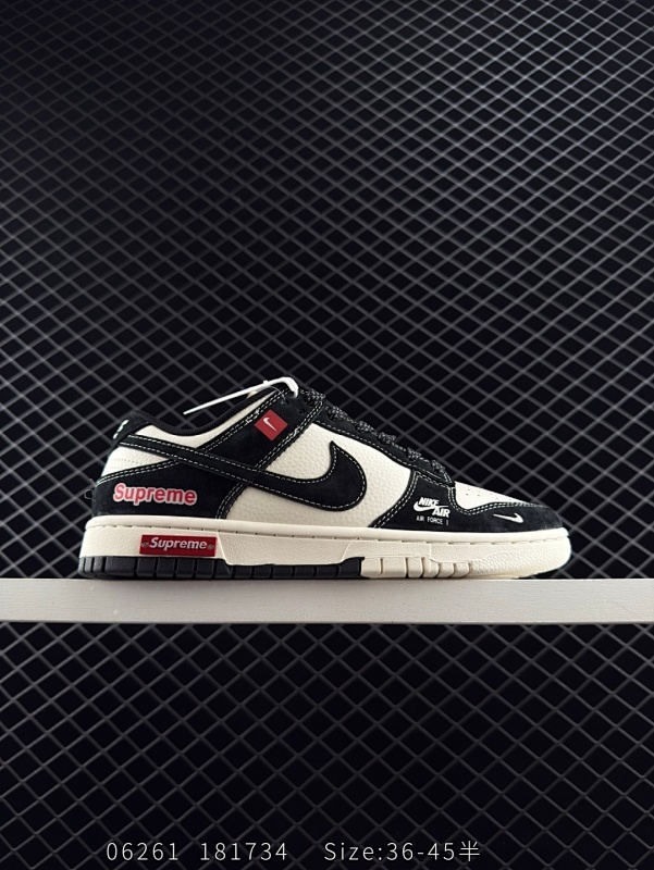 170 Nike/耐克 男女鞋真标半码制，全新2021版更新数据窄楦翘头版型，采用牛剖革鞋组合猪巴革鞋面材质，缜密拉帮中底布，鞋垫嵌EVA缓震物料及背胶，全新窄版翘头耐磨橡胶大底❗️创意定制联名配