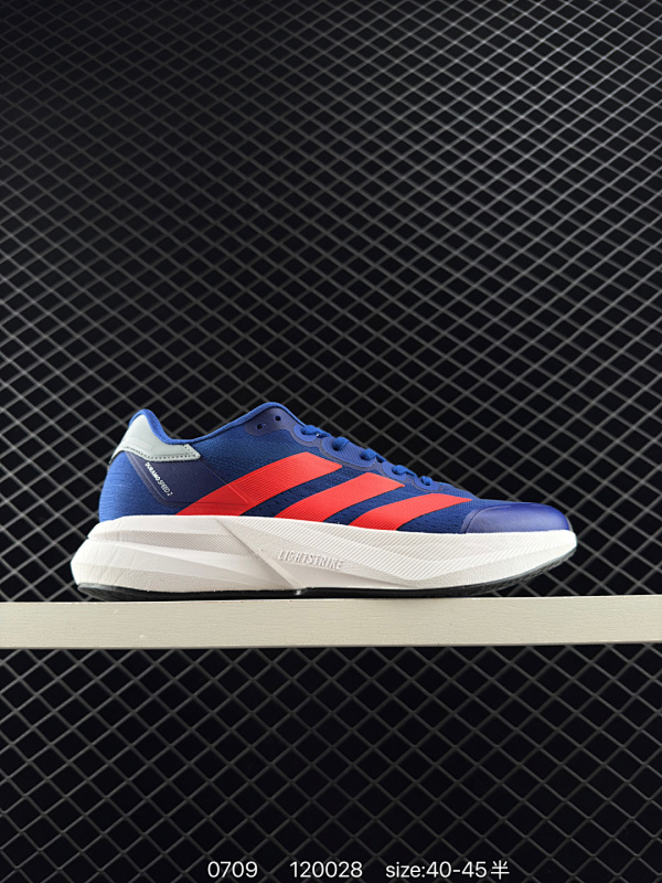 140 Adidas阿迪达斯 DURAMO SPEED 2M 耐磨减震专业跑步鞋 610470ADTWI 尺码：40-45半 编码：120028  详情       ¥ 140