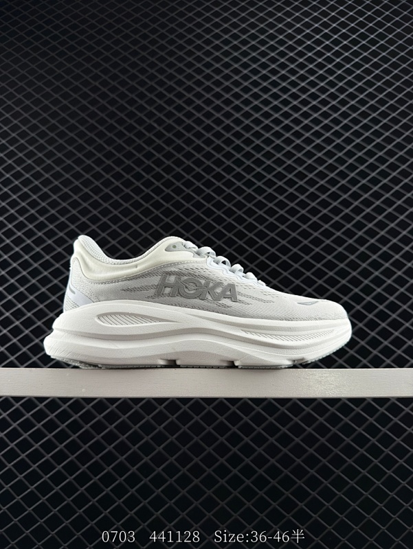 140 公司级✅HOKA ONE ONE Bondi 9 复古舒适防滑耐磨 低帮 山地户外跑步鞋 货号：1162012/SDSTS 尺码：36 36.5 37.5 38 38.5 39 40 40.5