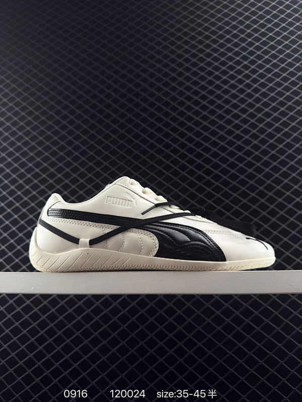 120 Rosé x PUMA彪马 Speedcat 系列 情侣 薄底赛车德训双鞋带 舒适百搭 生活休闲鞋 男女同款 黑白 尺码：35-45半 编码：12002