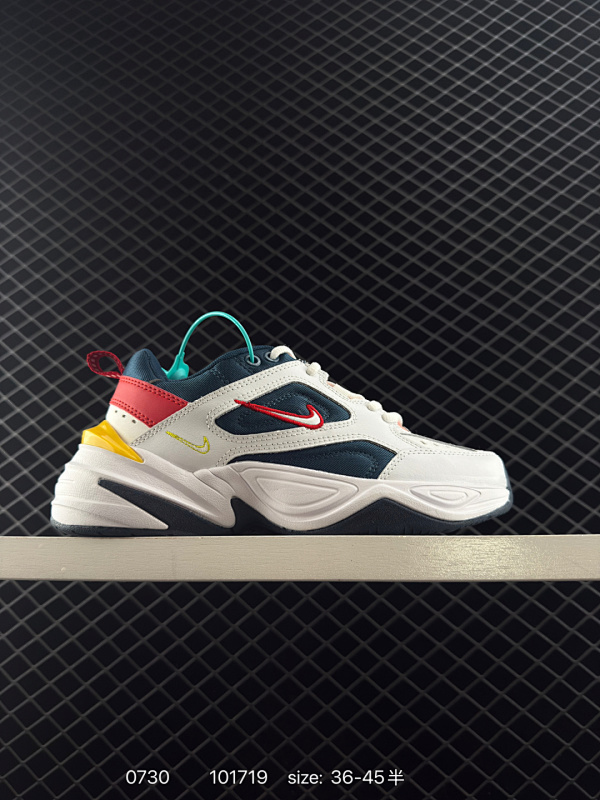 95 ✅Nike WMNS M2K Tekno 复古潮流百搭休闲运动老爹鞋  经典复古夸张流线极符 风靡老爹元素  外形延续当下潮流得未来感老爹鞋 设计干净 货号：A03108 007 编码：1017