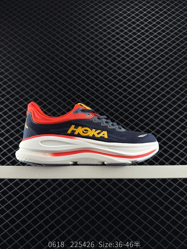 130 公司级✅HOKA M BONDI 9 轻盈跑鞋 这个品牌来自于新西兰的毛利语，HOKA表示大地，ONE ONE表示飞越，连起来就是飞越地平线，ONE ONE不是读作“万万”，正确读法是“欧尼欧