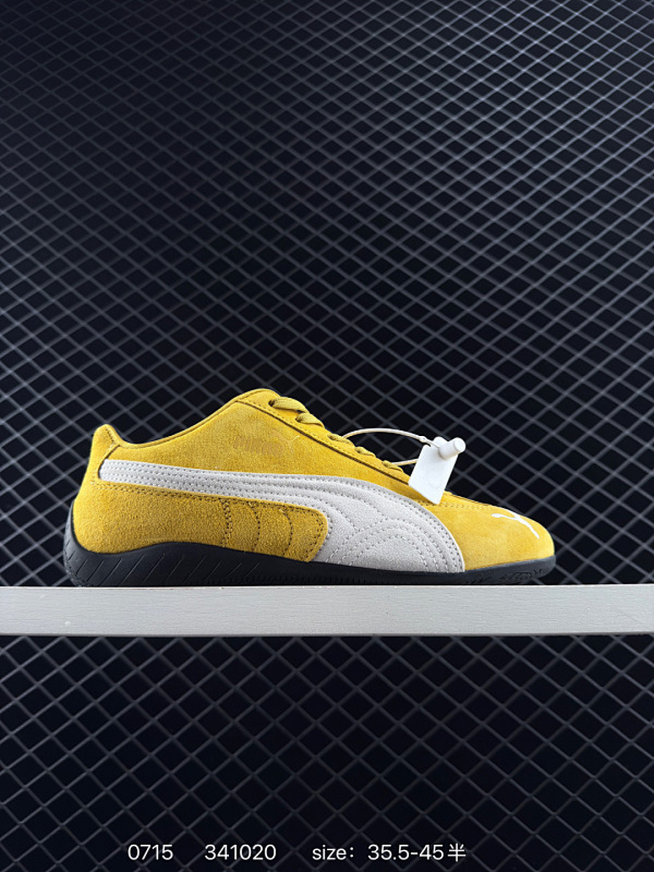 100 Puma Speedcat OG 彪马罗马阿莫尔系列百搭单品 复古运动休闲赛车跑鞋 以趣味十足又前卫复古的设计引领潮流将赛道精神融入街头时尚 开启前卫竞速之旅主打前卫复古风 Roma鞋款的鞋侧