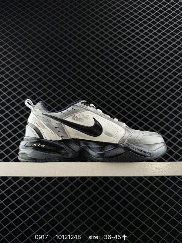 240 耐克Nike Air Monarch 皮革 日常百搭 減震防滑 低帮生活休闲鞋 尺码36 36.5 37.5 38 38.5 39 40 40.5 41 42 42.5 43 44 45 货号