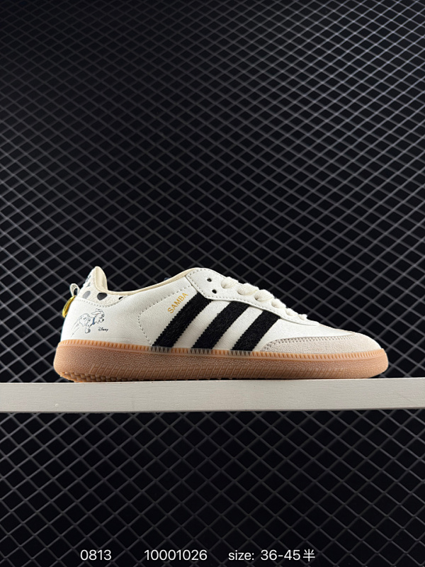 130 阿迪达斯三叶草Adidas Originals Samba 桑巴舞系列绅士德训足球风百搭低帮休闲运动板鞋 货号：KJ5990 尺码：36-45