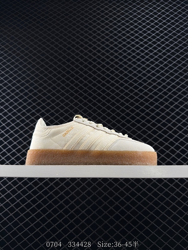 140 CLOT x Adidas Originals Gazelle BY EC 舒适百搭 防滑耐磨 低帮 板鞋 货号：JR5410 尺码：36 36.5 37 38 38.5 39 40 40.5