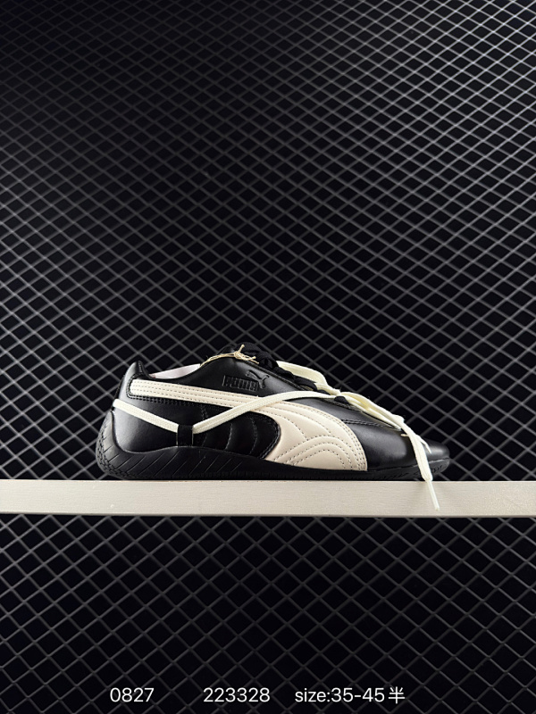 140 Rosé x PUMA彪马 Speedcat 系列 情侣 薄底赛车德训双鞋带 舒适百搭 生活休闲鞋 男女同款 黑白 尺码：35-45半 编码：223328