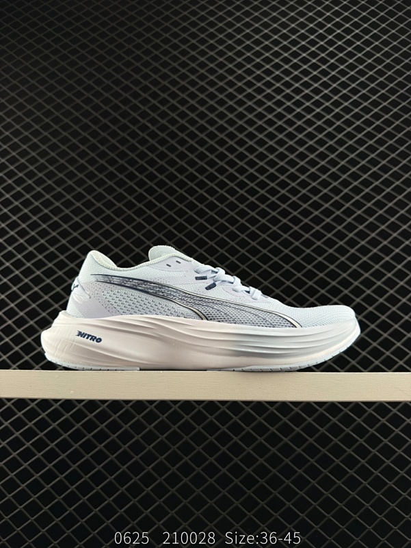 140 【真标】彪马(PUMA) Deviate NITRO 3 男女士2025年新款跑步鞋减震舒适缓冲回弹简约软底运动鞋注氮泡沫橡胶鞋垫耐磨防滑百搭老爹鞋  Deviate Nitro 是 Puma