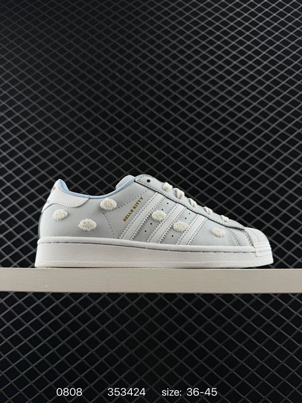 120 阿迪达斯AD Originals Superstar 经典贝壳头休闲板鞋 纯白 B27136 纯原鞋楦 立体LOGO 国内最高工艺 原装超软一体蓝底 头层抗裂牛皮 原厂数据密度鞋带 鞋舌3D高