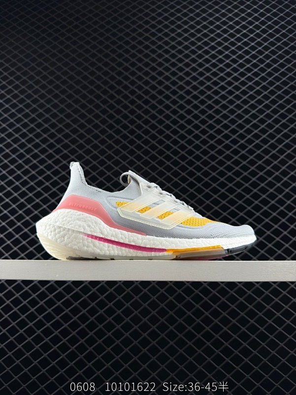 110 Adidas UltraBoost 21 轻盈跑鞋 阿迪达斯Adidas UltraBoost 21 加厚爆米花袜套式针织鞋面休闲运动慢跑鞋 UB7.0 爆米花 新一代的ulrtra boos