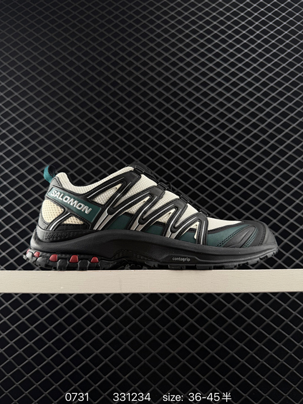 170 公司级✅Salomon XA PRO 3D SUEDE 萨洛蒙户外越野跑鞋 鞋面采用SENSIFIT贴合技术 全方位贴合包裹脚型 鞋跟部鞋底牵引设计 提供强大的抓地性能 更适应野外崎岖不平的道