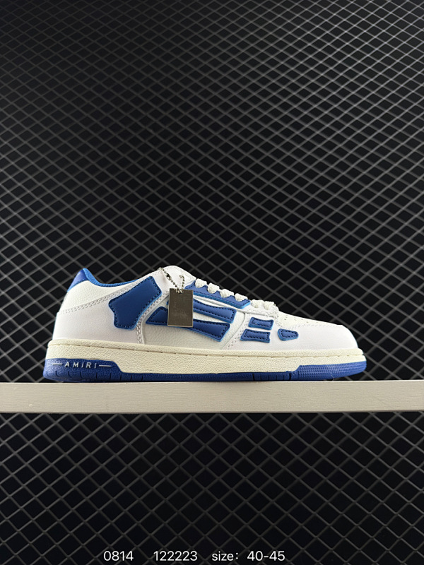 115 埃米尔amiri低帮骨头鞋王一博dunk休闲透气男女新款板鞋春夏情侣同款运动鞋。在近两年最火的Skel-top-low-sneakers，也就是被称为的“骨头鞋”，成为了Amiri的又一大