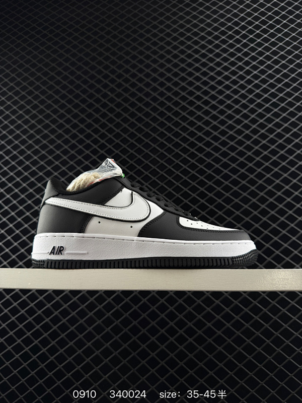 120 【全头层皮】耐克 Nike Air Force 1 '07 Low 空军一号含气垫 小白鞋 2025年 蛇年新款 低帮百搭厚底增高休闲运动板鞋。柔软、弹性十足的缓震性能和出色的中底设计，横跨复