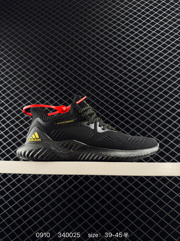 125 阿迪达斯Adidas Alphabounce Beyond m阿尔法鞋面采用Forged Mesh 热融合多层绒布与弹力防水层相结合，整个鞋身采用全新工艺❗，全新阿尔法330 火爆上市，旨在适