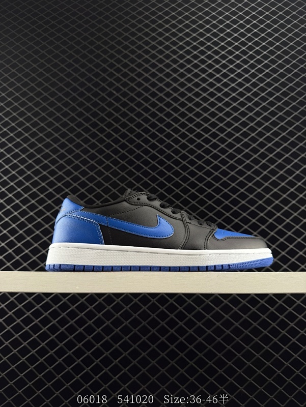 100 Air Jordan 1 Retro Low 85 "Royal" 低帮 85复刻皇家蓝 AJ1 乔丹1代 aj1 乔1 低邦 复刻黑蓝 乔丹篮球鞋系列 这款Air Jordan 1 Low