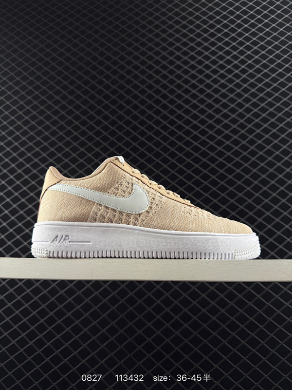 160 Air Force 1 Flyknit 2.0 飞线轻量化灰白 原楦头原纸板 打造纯正空军版型 #专注外贸渠道 全掌内置蜂窝气垫 #原盒配件 原厂中底钢印、拉帮完美 官方同步上架 货号：CI0
