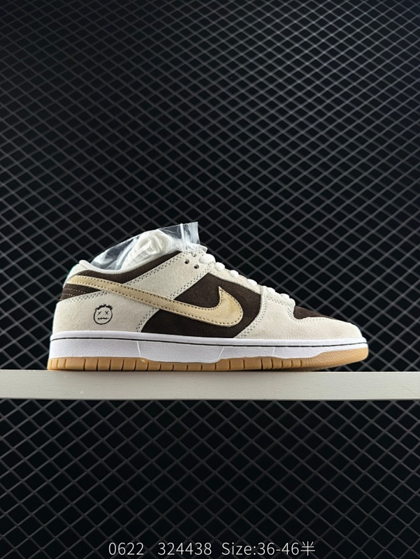 190 耐克 Nike sb Dunk Low Pro 男女同款运动鞋复古板鞋，尽情迈步，彰显个性风采。采用柔软皮革鞋面，经久耐穿，塑就如元年款 Dunk 般的复古质感。鞋头透气孔，搭配鞋口和鞋舌形状