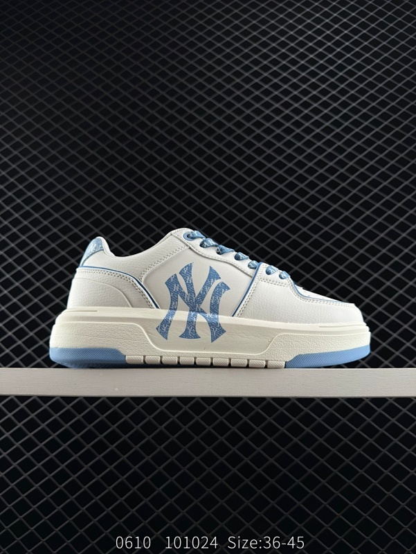 120 MLB CHUNKY LINER DENIM CLASSIC MONOGRAM 人气单品 轻量增高厚底百搭休闲运动慢跑鞋高级街头休閒品牌MLB公开了新推出的Chunky Liner系列，以学长