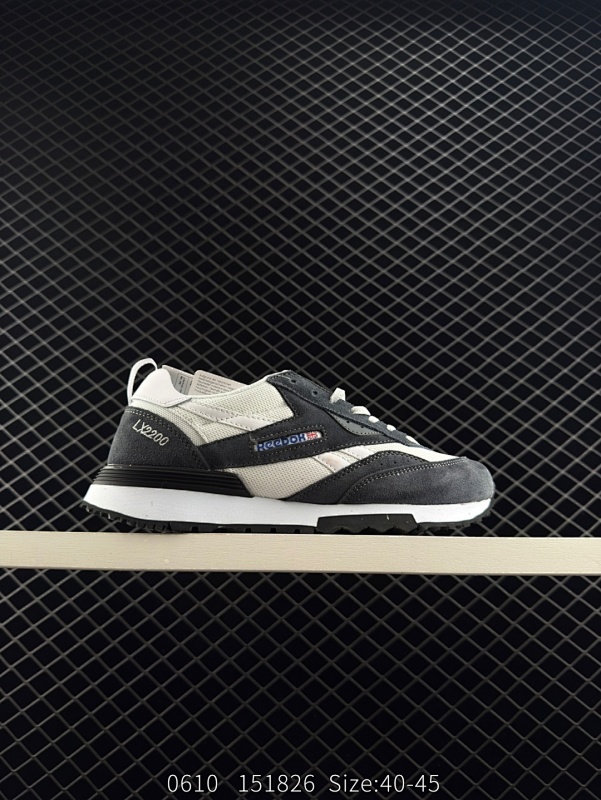 130 公司级✅Reebok锐步ERS WORLD 新款复古跑步鞋男士运动鞋透气舒适时尚休闲训练鞋 ERS world 是跑步鞋的深度剪裁，采用现代风格重新打造。镶板设计得益于 Reebok 的能量回