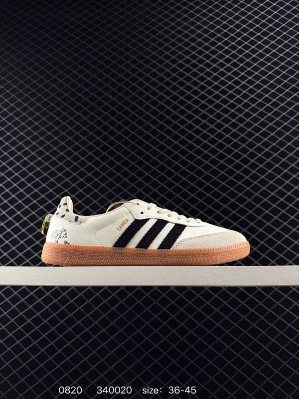 100 Adidas Originals Samba OG 桑巴舞系列 阿迪达斯 三叶草 绅士德训足球风百搭低帮休闲运动板鞋 货号:KJ5990 尺码:36 36.5 37 38 38.5 39 40