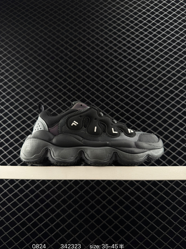 115 ✅FILA斐乐 PEASE 豌豆鞋 时尚舒适百搭 防滑耐磨 低帮生活休闲鞋 鞋面设计理念源自于历史篮球鞋款 SMASH 从其复古鞋面提炼元素 结合板鞋鞋底做现代拼接的混搭风格设计 鞋侧身的TP