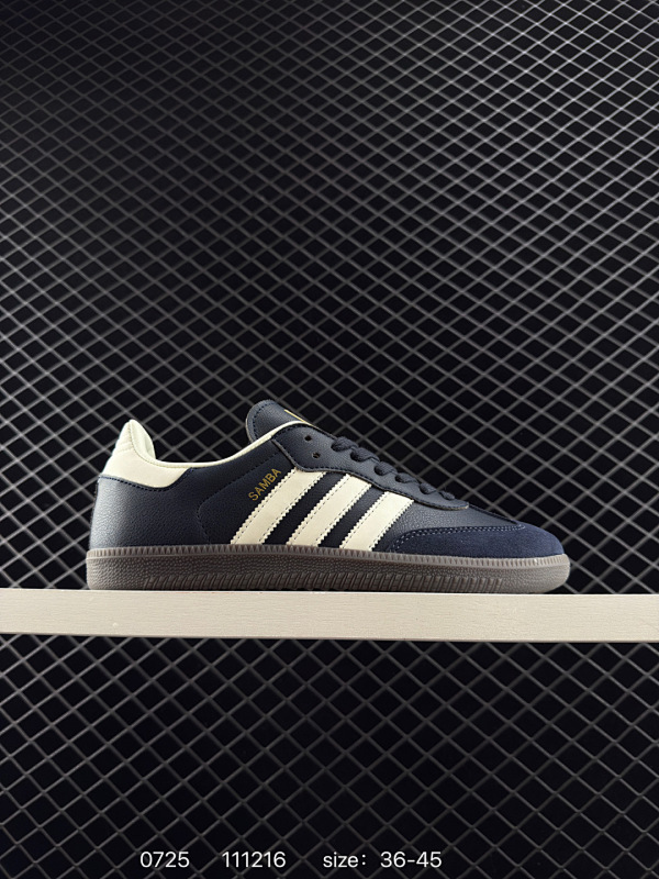 80 阿迪达斯三叶草Adidas Originals Samba OG 桑巴舞系列绅士德训足球风百搭低帮休闲运动板鞋 尺码 36 36⅔ 37⅓ 38 38⅔ 39⅓ 40 40⅔ 41⅓ 42 42