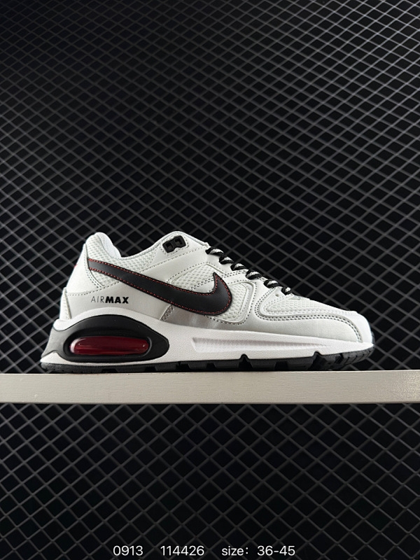 130 NIKE 耐克 网面拼接 Nike耐克男鞋秋新款NIKE AIR MAX COMMAND运动鞋防滑耐磨低帮轻便跑步鞋 ！ 货号：629993 100  编码：114426  详情