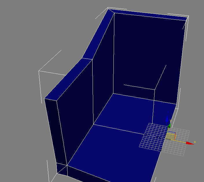 使用poly(可编辑多边形)建曲面椅子模型教程