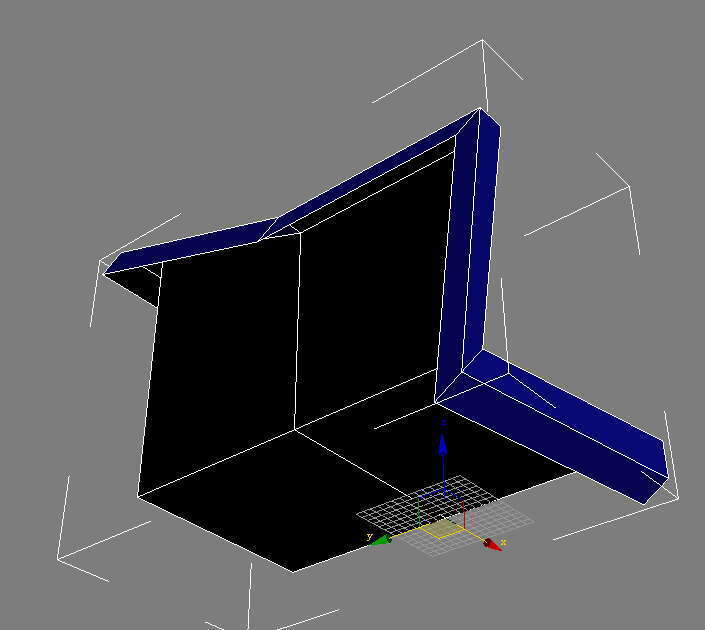 使用poly(可编辑多边形)建曲面椅子模型教程
