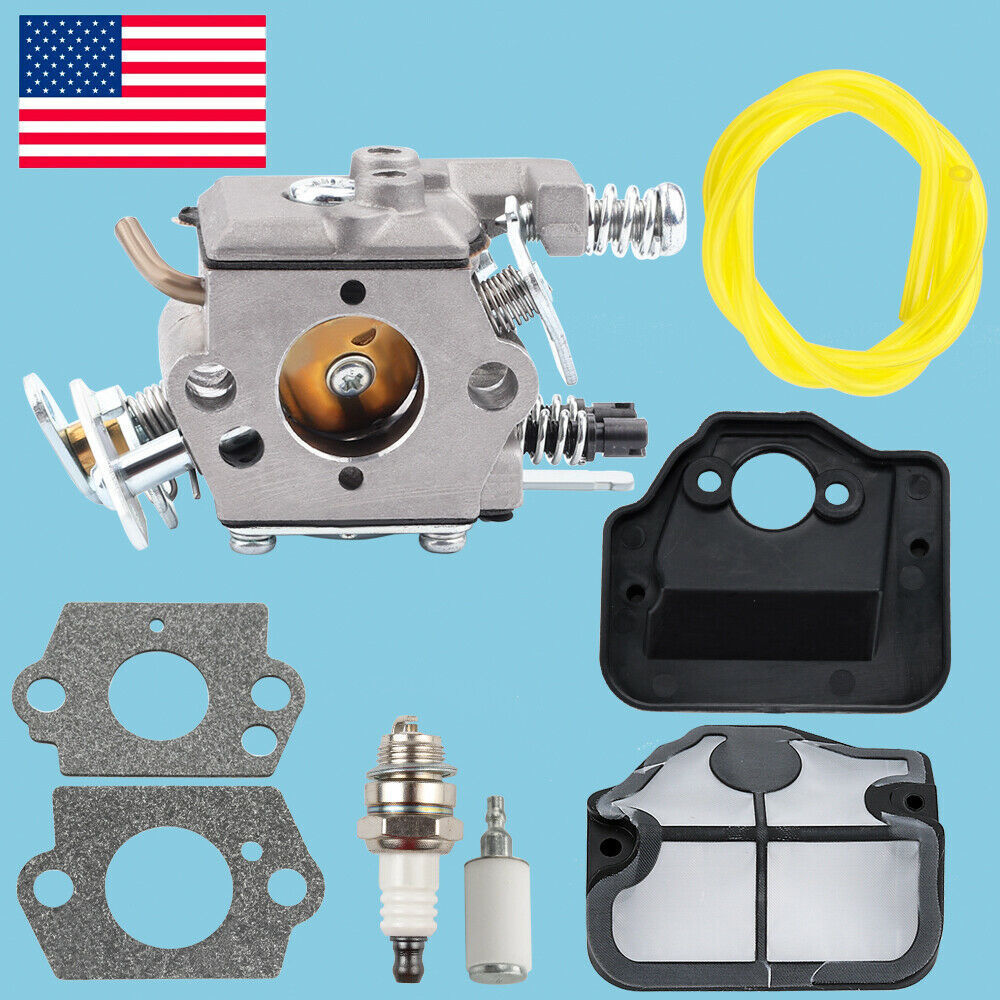 Carburetor Fit HUSQVARNA CHAINSAW 136 137 141 142 Carb Air Filter Fuel