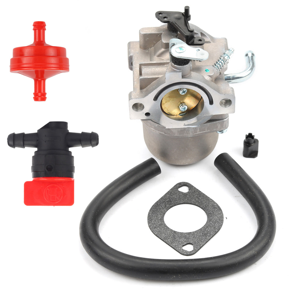 Carburetor For Briggs & Stratton 590399 796077 Fuel line Fuel Filter Carb Gasket ...